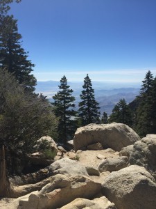 view of CA moutains